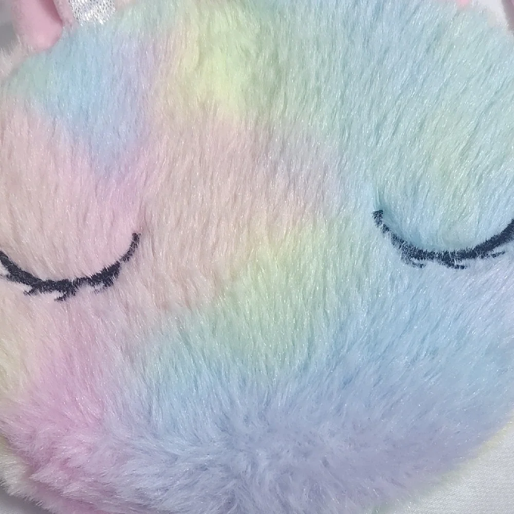 Pastel Unicorn‎ Plush Crossbody Bag